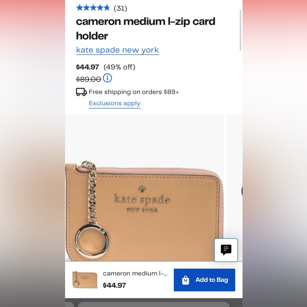 Kate spade wallet /coin purse